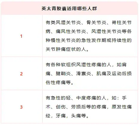 英太青胶囊适用哪些人群？快看看你的妈妈能用吗