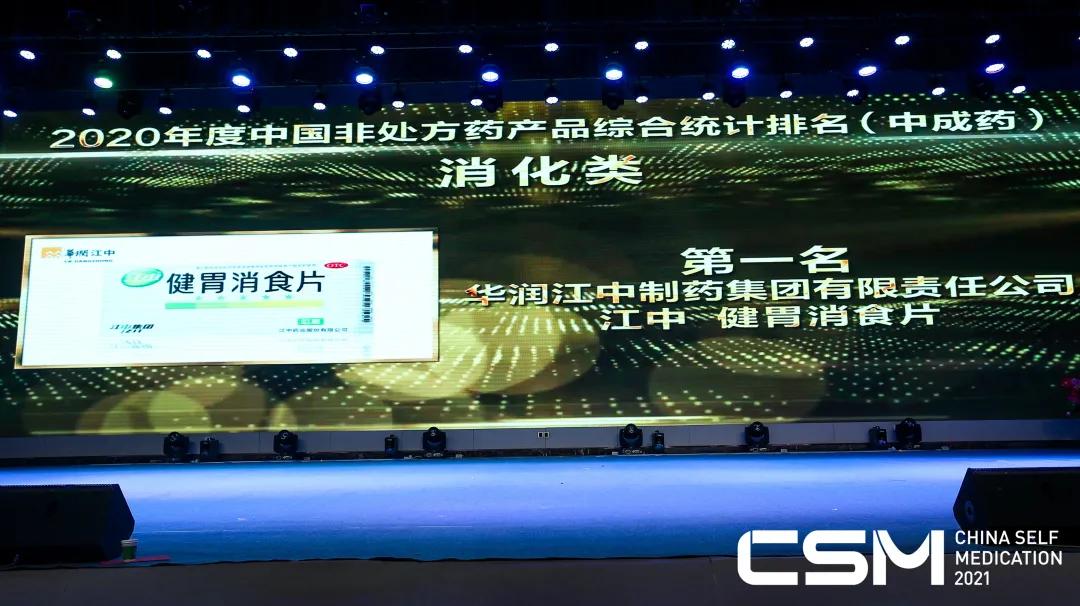 江中牌健胃消食片再登榜首，第十七年蝉联中成药消化类第一名！
