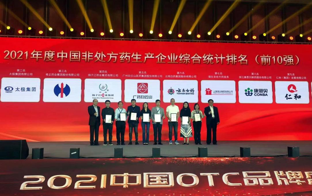 国药太极数个品牌获认可，在首届中国OTC大会赢得多项荣誉！