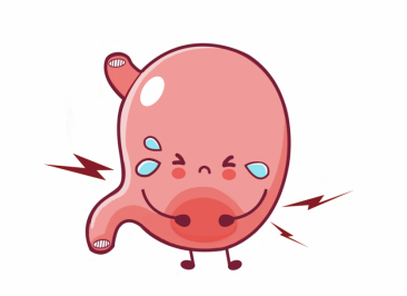 肠胃炎卡通图片